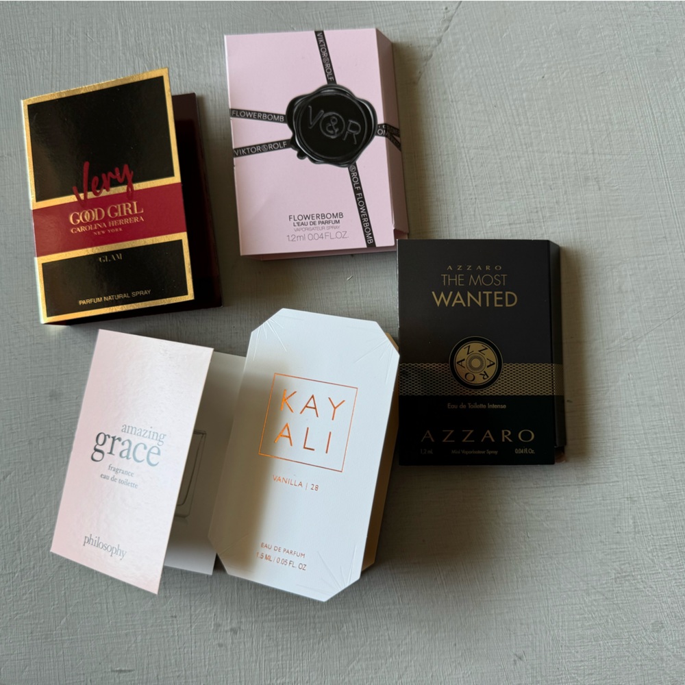 NWT Carolina Herrera, Viktor & Rolf, Philosophy, Kay Ali , Azzaro